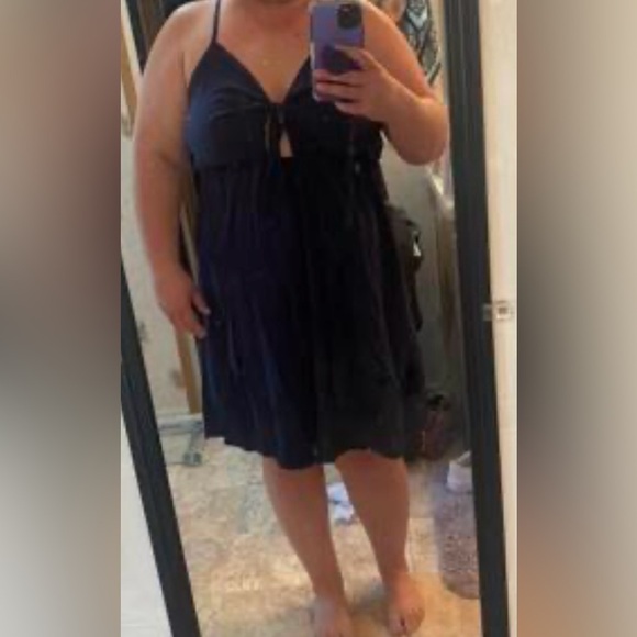 SHEIN LUNE Plus Knot Front High Waist Cami Dress - Picture 6 of 10